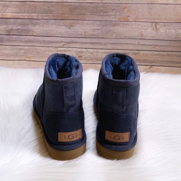 UGG Navy Classic Mini II Boots - Picture 5 of 7